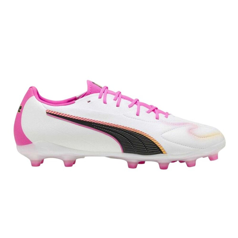 Puma Mens King Match Firm Ground Football Boots / Pink